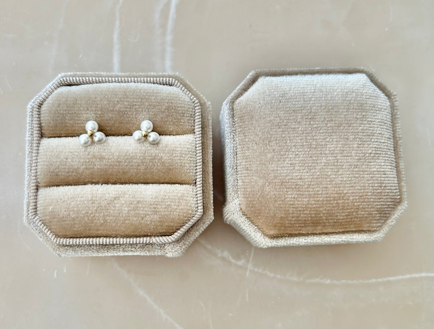 The Trinity Pearl Studs